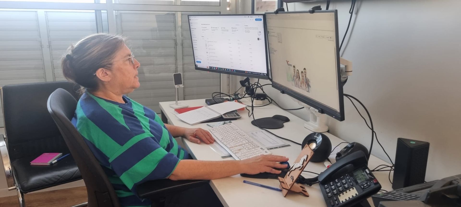 סו גופי – עמדת עבודה אחרי ההתאמה