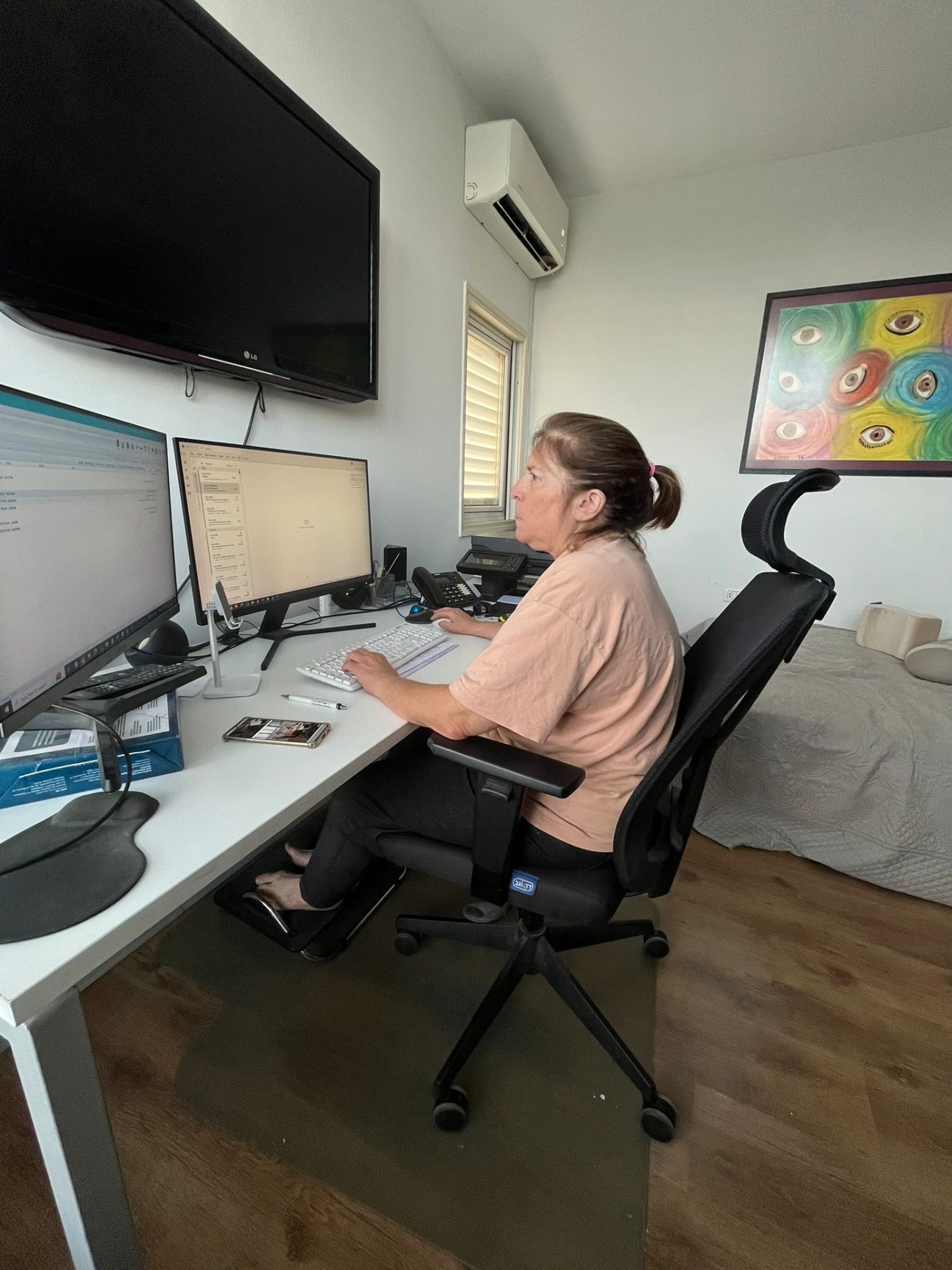 סו גופי – עמדת עבודה לפני ההתאמה